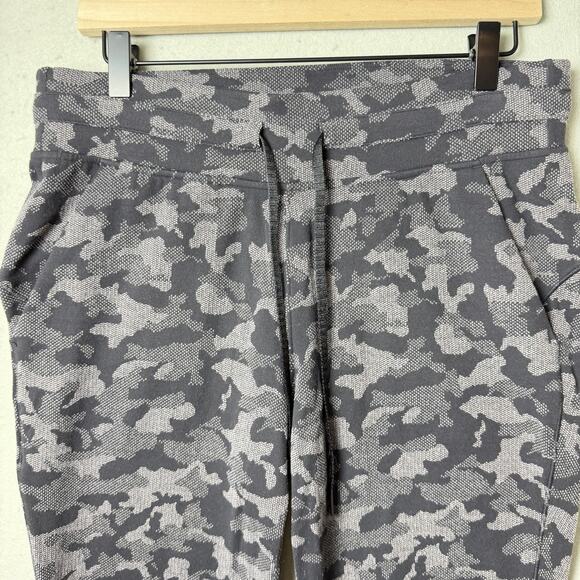Lululemon Ready To Rulu Jaquard Camo Lunar Black/Grey Cropped Jogger Womens 10 - Picture 3 of 9
